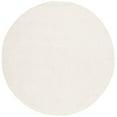 thumbnail image 2 of SAFAVIEH Abstract Virginia Solid Area Rug, Ivory, 6' x 6' Round, 2 of 10