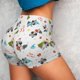 thumbnail image 4 of Fotbe happy new year Raccoon Shorts Sin Costuras – Shorts Deportivos de Cintura Alta para Mujer, Elásticos para Gimnasio, Yoga, Running o Ciclismo-Small, 4 of 8