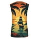 thumbnail image 3 of Tank Top para Hombres Botón de Impresión Casual de Cuello Redondo Tank Top, 3 of 4