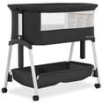 thumbnail image 1 of Dream On Me Calypso Portable Bassinet With Wheels, Black, 1 of 7