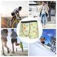 thumbnail image 6 of Kdxio Men's Boxer Briefs with Tree Palms Lemon Print - Comfortable and Breathable Underwear for Everyday Wear, 6 of 7