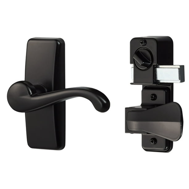 Deluxe Storm and Screen Door Lever Handle with Deadlock