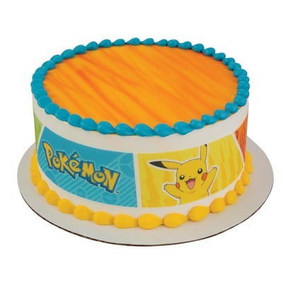 Pokemon - Party Edible Icing Image Cake Border