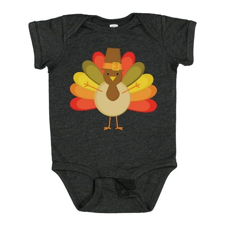 

Inktastic Thanksgiving Pilgrim Turkey Holiday Gift Baby Boy or Baby Girl Bodysuit