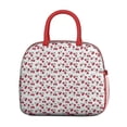 thumbnail image 2 of Lunch Bag Lunch Box for Women Reusable Insulated Lunch Bags,Water-Resistant Love Cherries Red Sweet Fruit Cooler Lunch Tote Bag, Large Capacity for Work Travel Picnic, 2 of 6