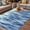 CornFlowerBlue, variant on Sage Green Grey Vintage Outdoor Rug for Patio/Deck/Porch, Non-Slip Large Area Rug 5 x 7 Ft, Retro Abstract Art Indoor Outdoor Rugs Washable Area Rugs, Reversible Camping Rug Carpet Runner