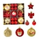 thumbnail image 3 of 35 adornos navideños colgantes con forma de estrella y lazo, decoración artesanal decorativa. Oro rojo, 3 of 9