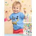 thumbnail image 7 of Tstars Boys' 2nd Birthday T-Shirt - Bulldozer Construction Design - Two Handsome Graphic - Size 3T - California Blue, 7 of 7