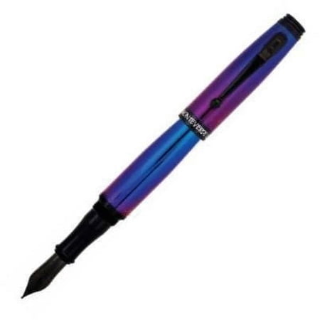 Monteverde MONTEVERDE Invincia Fountain Pen - Fine Nib, Black Ink Fountain Pen, Nebula (MV42522)