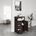thumbnail image 2 of Yaheetech Freestanding Bathroom Floor Cabinet with Drawers, Espresso, 2 of 10