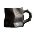thumbnail image 1 of Abbracc Mug Irregular Tea Ceremony Accessories Holiday Gift Rough Pottery Coffee Mug black, 1 of 9