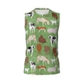 thumbnail image 6 of Lsque Cows And Calves Print Men's Cotton Blend Sleeveless Muscle Shirts (S-3XL)- Moisture Wicking, Odor Protection, UPF 30+,3X-Large, 6 of 8