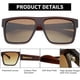 thumbnail image 3 of Gafas de Sol JIM HALO Retro Polarizadas Cuadradas UV400 para Hombre y Mujer, 3 of 7