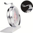 thumbnail image 4 of 1pc, Oven Thermometer Double Scale 50-300°C/80-80°F, Oven Barbecue Wok Chef Smoking Thermometer Instant Read Stainless Steel Thermometer Kitchen Cooking Thermometer For BBQ Baking, Hook Or Independent, 4 of 4
