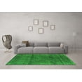 thumbnail image 3 of Ahgly Company Indoor Round Oriental Green Industrial Area Rugs, 6' Round, 3 of 4