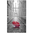 thumbnail image 3 of Design Art Eiffel View from Paris Street Cityscape Photo Canvas Art Print, 3 of 3