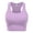 LAVENDER, variant on FashionMille Women Sleeveless Rib Racerback Workout Sports Crop Tank Top