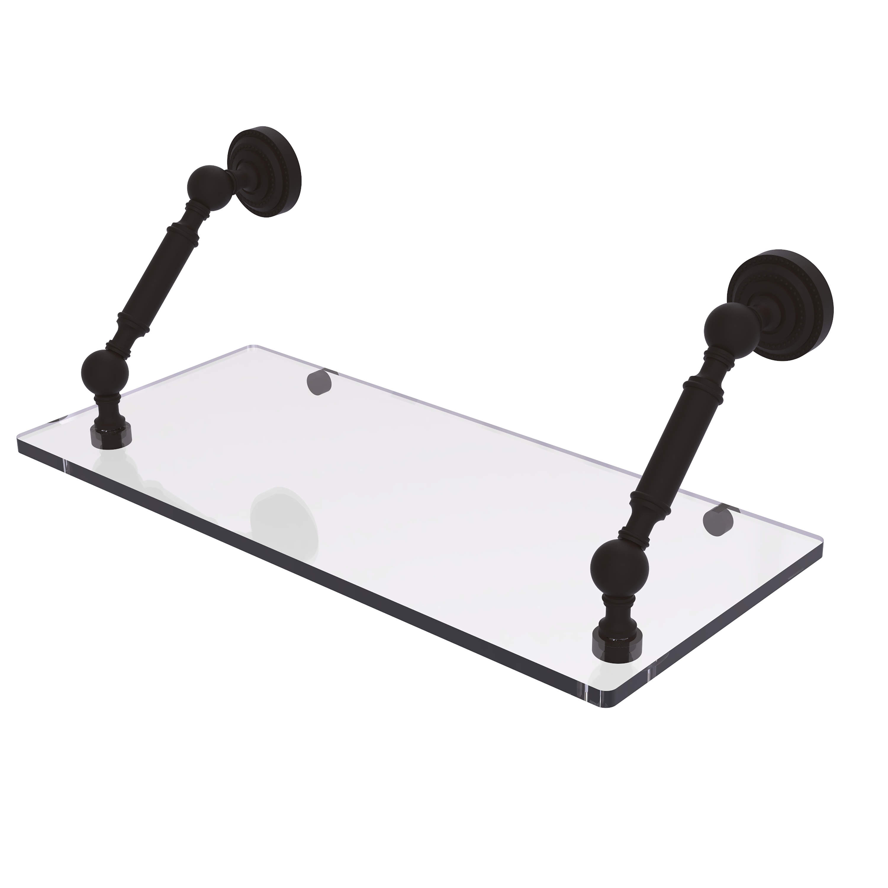 Dottingham Collection 18 Inch Floating Glass Shelf