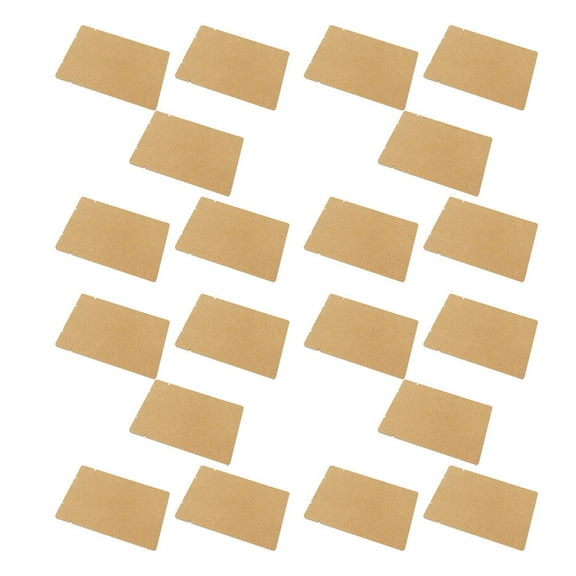 ORDDIART Bird Cage Paper Liner 22.5x15cm Khaki 50 Sheets for Reptile Owners