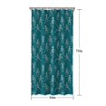 thumbnail image 5 of Teal Dancing Skeleton Pattern Shower Curtain 36"x72" ,Bathroom Decorative Shower Curtains Set with 12 Hooks,Modern Waterproof Washable Shower Curtain, 5 of 6