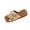 Khaki, variant on Bxsruta Strap-Design Casual Slip-On Sandals with Cushioned Footbed, Lightweight Women's Everyday Footwear