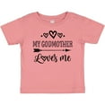 thumbnail image 3 of Inktastic My Godmother Loves Me Girls Girls Baby T-Shirt, 3 of 5