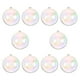 thumbnail image 3 of 10 bolas de Navidad rellenables de plástico transparente, adornos colgantes iridiscentes para árbol de Navidad, adornos decorativos DIY para fiesta, boda, decoración del hogar, 3 of 8