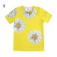 thumbnail image 5 of Minnieouse Camiseta de mujer Camiseta de manga corta estampada Blusa corta estampada casual suelta Prendas para la parte del cuerpo Amarillo S Minnieouse AP002919-11, 5 of 6