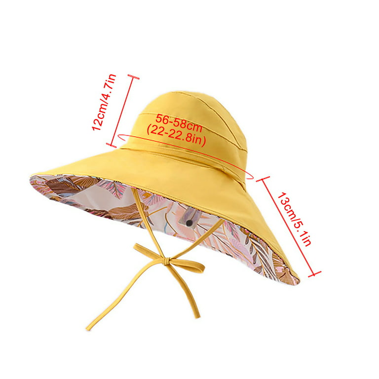 Oglccg Summer UPF50+ Sun Hats for Women Wide Brim Outdoor UV Protection Foldable Fishing Hat Fashion Travel Beach Cap with Neck Flap, adult Unisex