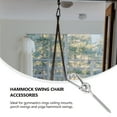 thumbnail image 5 of KAKOWELY swing set accessories 1 Set/4pcs Swing Hook Chair Hanging Accessories Spring Hooks Fixing Accessories Connection Buckle Kit for Indoor Outdoor Outside (6x80mm), 5 of 5