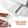 thumbnail image 4 of LotFancy 180 Pcs Blank Playing Cards, White Blank Index Flash Cards, 2.5 x 3.5 in, 4 of 10