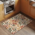 thumbnail image 2 of 2x3 Ft Entryway Area Rug, Fall Leaves Kitchen Rug Runner Washable Floor Mat, Farmhouse Retro Botanical Floral Non Slip Indoor Door Mat Throw Carpet for Bathroom Living Room Bedroom, 2 of 8