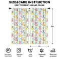 thumbnail image 2 of Blackout Kids Curtains,Pastel Princess Flower Pattern Childrens Insulated Curtains Set Of 2,Bedroom Essentials,Toddler Room Decor 42"x84", 2 of 5