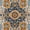 Blue, variant on Momeni  Ibiza Hand-tufted Traditional Medallion Wool Area Rug Blue 2' x 3' 2' x 3' Indoor,Accent Orange Rectangle
