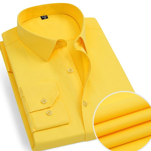REDHOTYPE Chemise Habillée Ajustée pour Homme