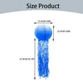 thumbnail image 2 of Markdown Clearance! Party Favors Home Decor up to 65% Off, Ocean Theme Decoration Party Jellyfish Paper Lantern Sky Blue Kingtowag, 1*Jellyfish Paper Lantern Party Decorations, 2 of 8