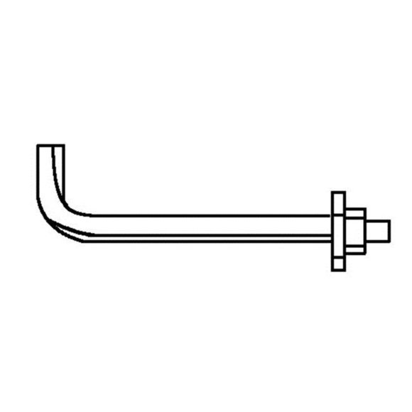 Acorn International AB1212 Anchor Bolt - 0.5 x 12 in. Plain - Pack of 50