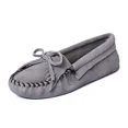thumbnail image 4 of Women's Minnetonka Kilty Suede Moc Softsole Storm Blue Suede 9 M, 4 of 8