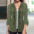 thumbnail image 2 of Vedolay Cardigans for Women Casual Knit Cardigan Sweaters Coats for Female 2023 Green,XL, 2 of 5
