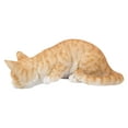 thumbnail image 2 of Décoration de Jardin Statue d'Animal Chat Regardant par-Dessus - Tabby Orange, 2 of 5