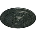 thumbnail image 3 of 40 1/4"OD x 3 1/8"P Small Classic Ceiling Medallion (Fits Canopies up to 10"), Hand-Painted Painted Turtle Crackle, 3 of 6