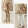 thumbnail image 3 of YunPes Toddler Girls Cable Knit Tights Winter Warm Thick Soft Stretchy Footless Leggings Light Cozy Ballet Dance Stockings, 3 of 7