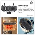 thumbnail image 2 of KAKOWELY Practical Bike Basket Cover Made of Durable Plastic Black Color for Protective Use Lightweight Design Fits Most Baskets 1 Piece,11.02"X7.48"X0.98", 2 of 4