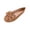 Brown, variant on Women Metal Bow Accent Slip On Ballet Flats Comfortable Footwear For Office Casual Outdoor Daily Activities
