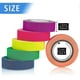 thumbnail image 2 of 6 Colors Neon Gaffer Cloth Tape, Fluorescent UV Blacklight Glow In The Dark Tape for UV Party 15mm*5m, 2 of 5