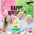 thumbnail image 4 of Pink and Green Birthday Backdrop Party Decorations, Witch Themed Happy Birthday Backdrop Banner Photo Booth for Party Supplies Decorations, 4 of 4
