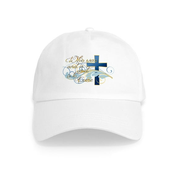 CafePress - Who Was And Is And Is To Come Cap - Adjustable 100% Brushed Unisex Casual Cotton Baseball Cap, Beige, 1