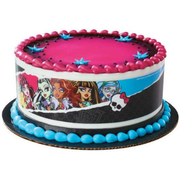 Monster High Designer Prints Edible Cake Image Walmart Com Walmart Com