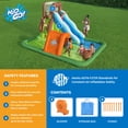thumbnail image 4 of H2OGO! Inflatable Mega Water Park, Happy Camper 14'8" Kids Play Center with Campfire Toys, 4 of 12