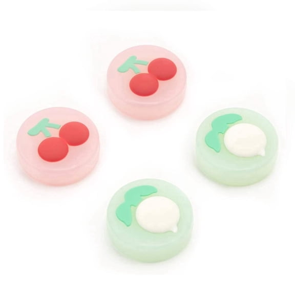GeekShare Soft Thumb Grips for PS5/PS4/Switch 1 Pro Controller Joysticks Caps 4PCS Cherry & Turnip